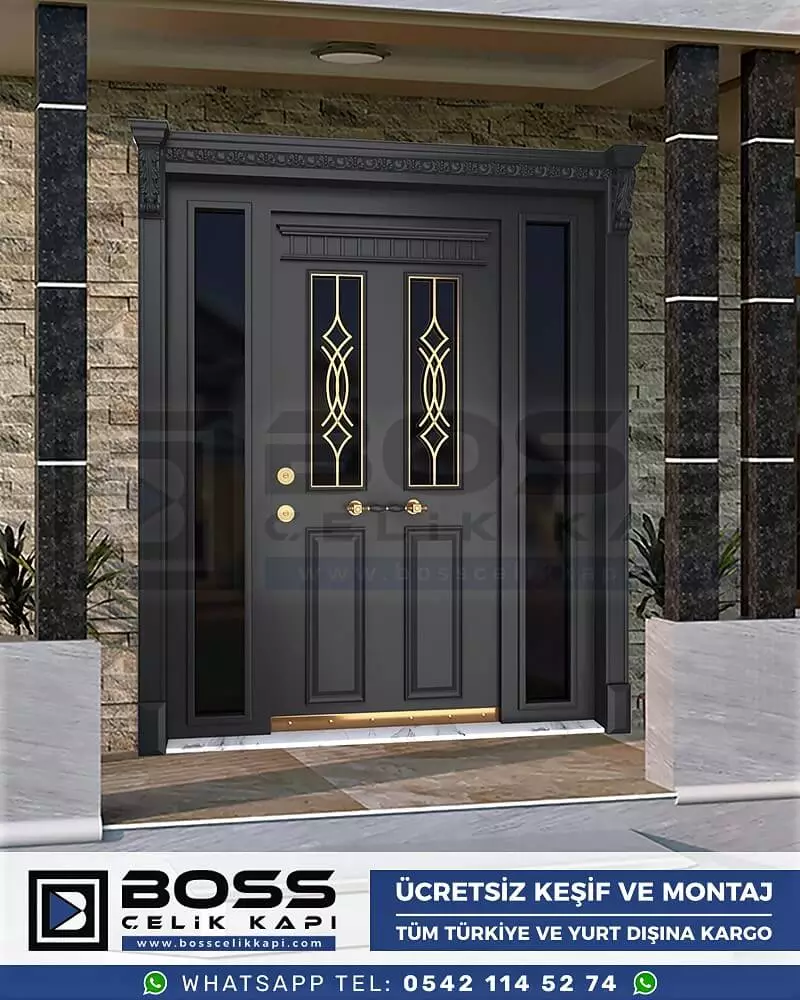 Villa Kapısı İndirimli Villa Kapsı Modelleri Istanbul Villa Giriş Kapısı Fiyatları Boss Çelik Kapı 54