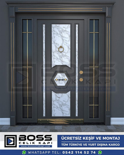 Villa Kapısı İndirimli Villa Kapsı Modelleri Istanbul Villa Giriş Kapısı Fiyatları Boss Çelik Kapı 58