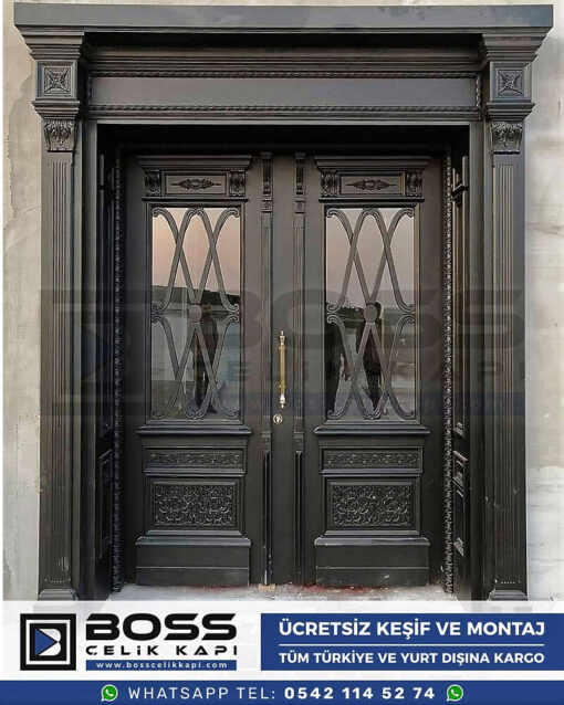 Villa Kapısı İndirimli Villa Kapsı Modelleri Istanbul Villa Giriş Kapısı Fiyatları Boss Çelik Kapı 67