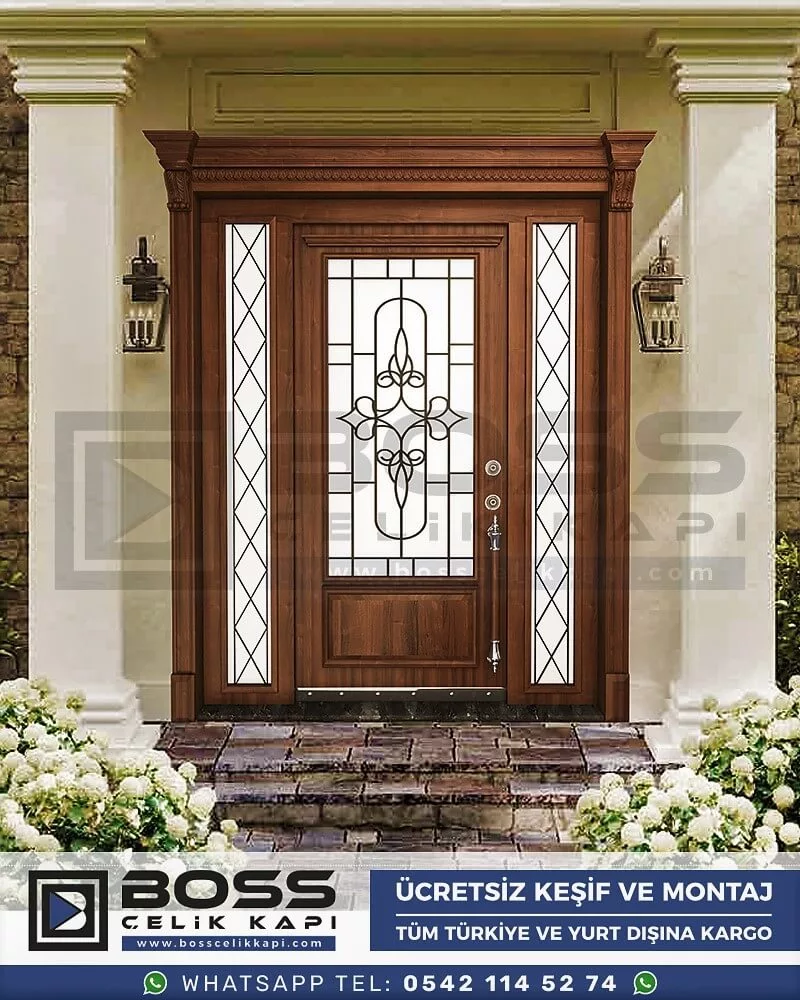 Villa Kapısı İndirimli Villa Kapsı Modelleri istanbul villa giriş kapısı fiyatları boss çelik kapı 68