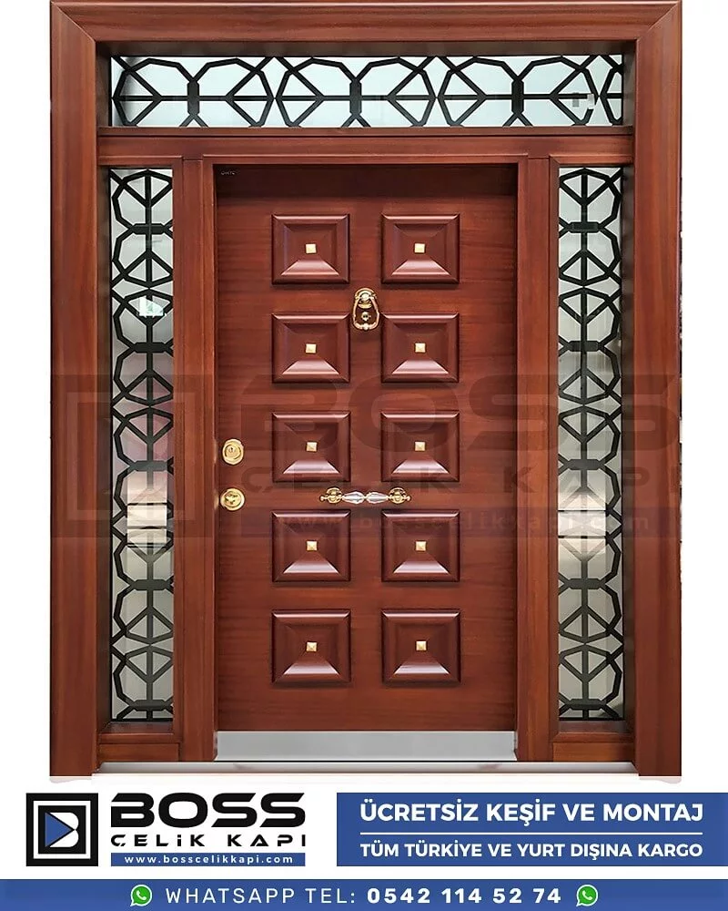 Villa Kapısı İndirimli Villa Kapsı Modelleri Istanbul Villa Giriş Kapısı Fiyatları Boss Çelik Kapı 78