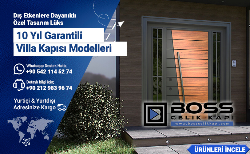 Boss Celik Kapı Villa Kapısı Modelleri Haustüren Entrance Door Steel Doors Haustüren Mobil