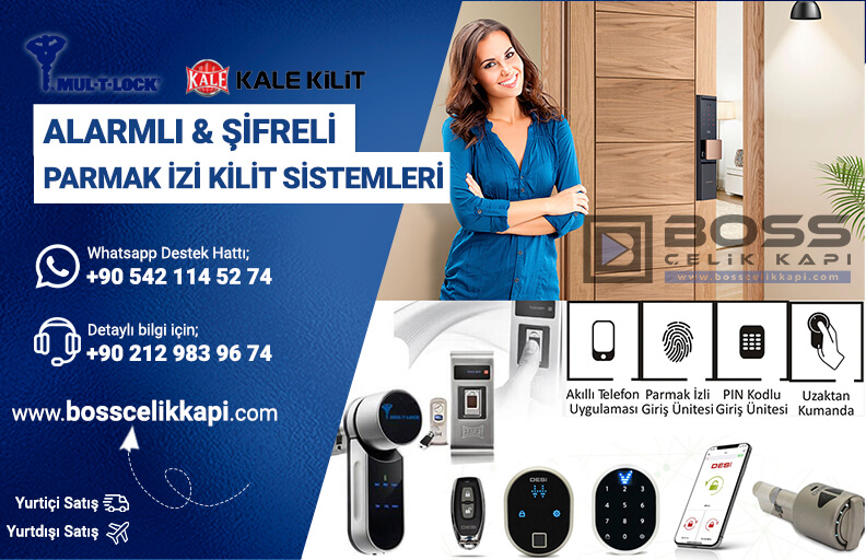 Celik Kapi Akilli Kilit Sistemleri Parmak Izi Kilit Kale X10 Yale Parmak Izi Kilit Desi Alarmli Kilit Sistemi Smart Door Locked