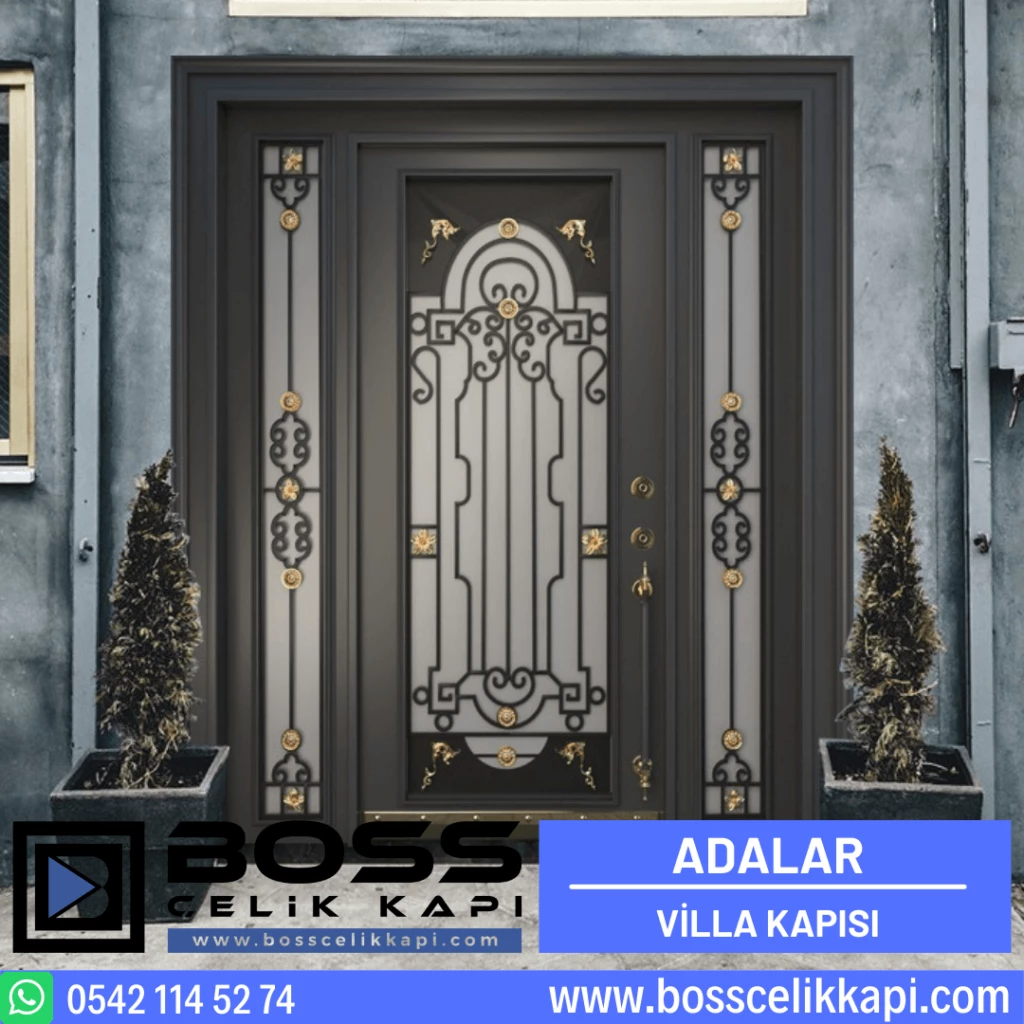 Adalar Villa Kapısı Modelleri Fiyatları Haustüren Entrance Doors Steel Doors Boss Çelik Kapı (1)