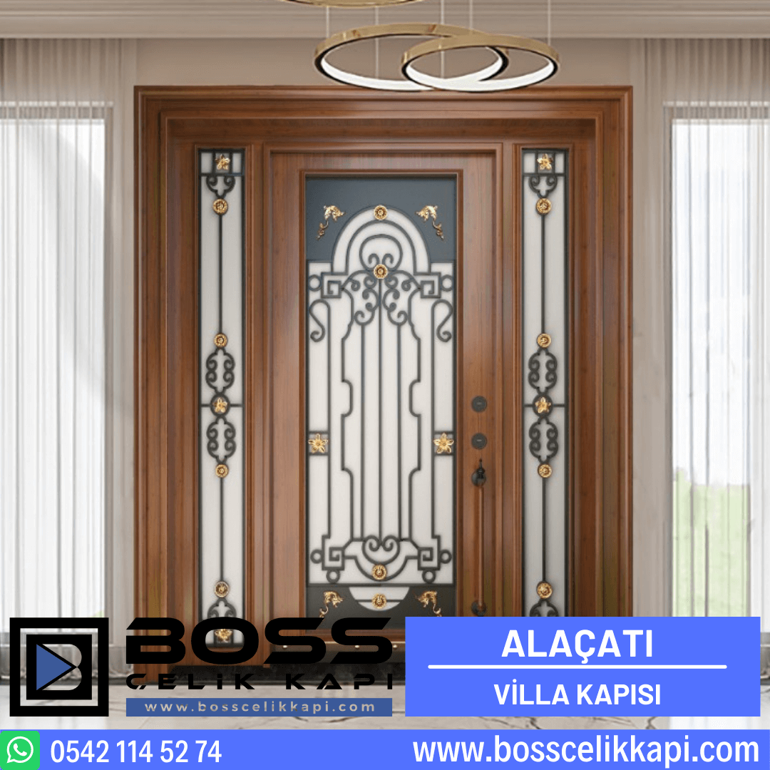 Alaçatı Villa Kapısı 272 Alaçatı Villa Kapısı Modelleri Fiyatları Haustüren Entrance Doors Steel Doors Boss Çelik Kapı (1)
