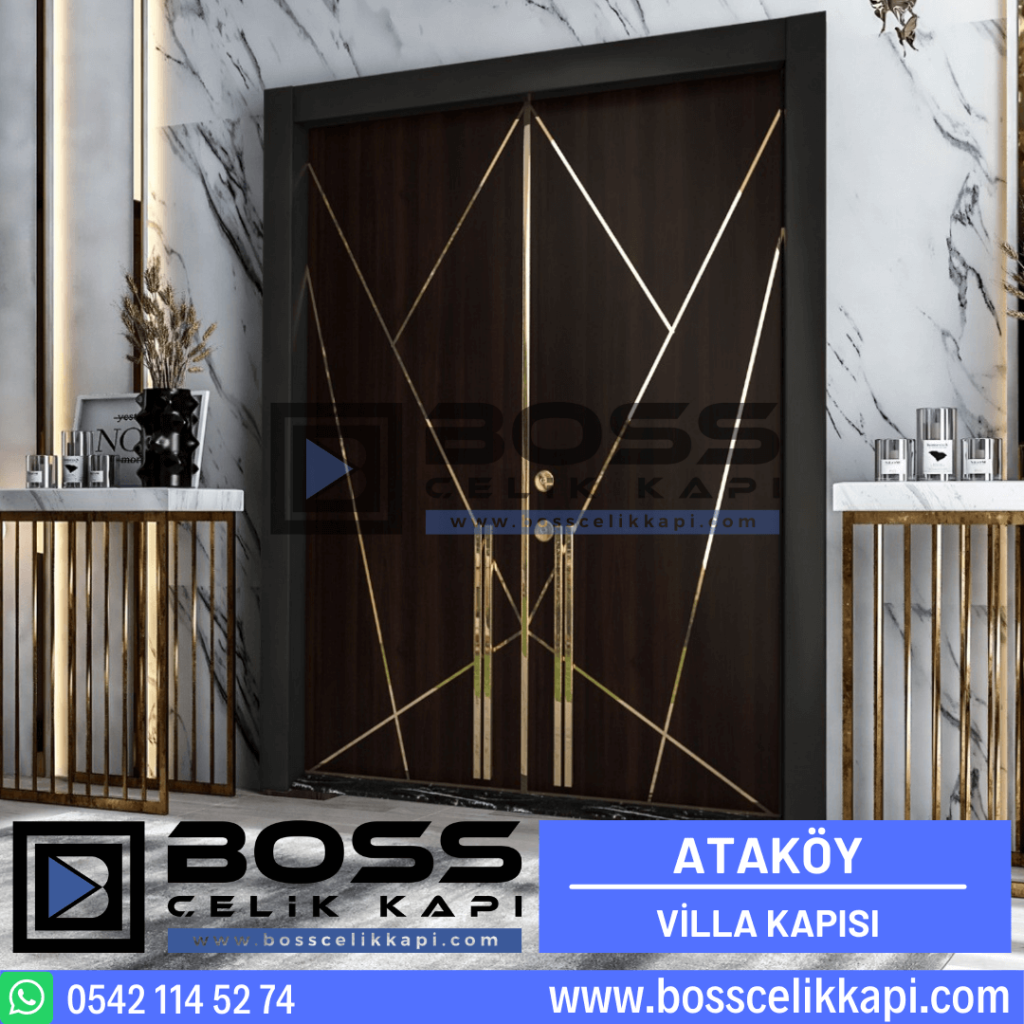 Ataköy Villa Kapısı Modelleri Fiyatları Haustüren Entrance Doors Steel Doors Boss Çelik Kapı (1)