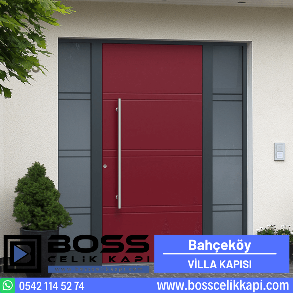 Bahçeköy Villa Kapısı Modelleri Fiyatları Haustüren Entrance Doors Steel Doors Boss Çelik Kapı (1)