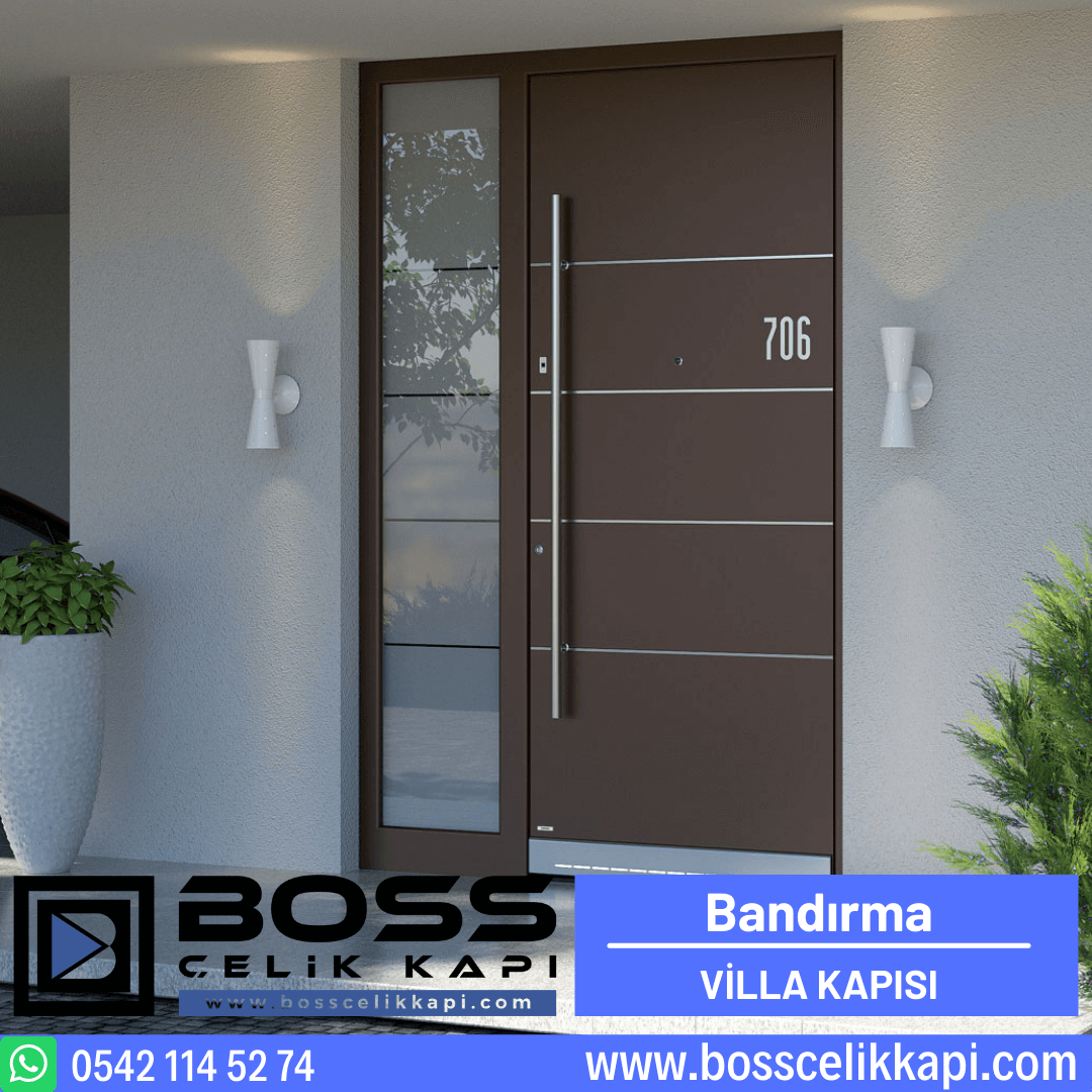 Bandırma Villa Kapısı 272 Bandırma Villa Kapısı Modelleri Fiyatları Haustüren Entrance Doors Steel Doors Boss Çelik Kapı (1)