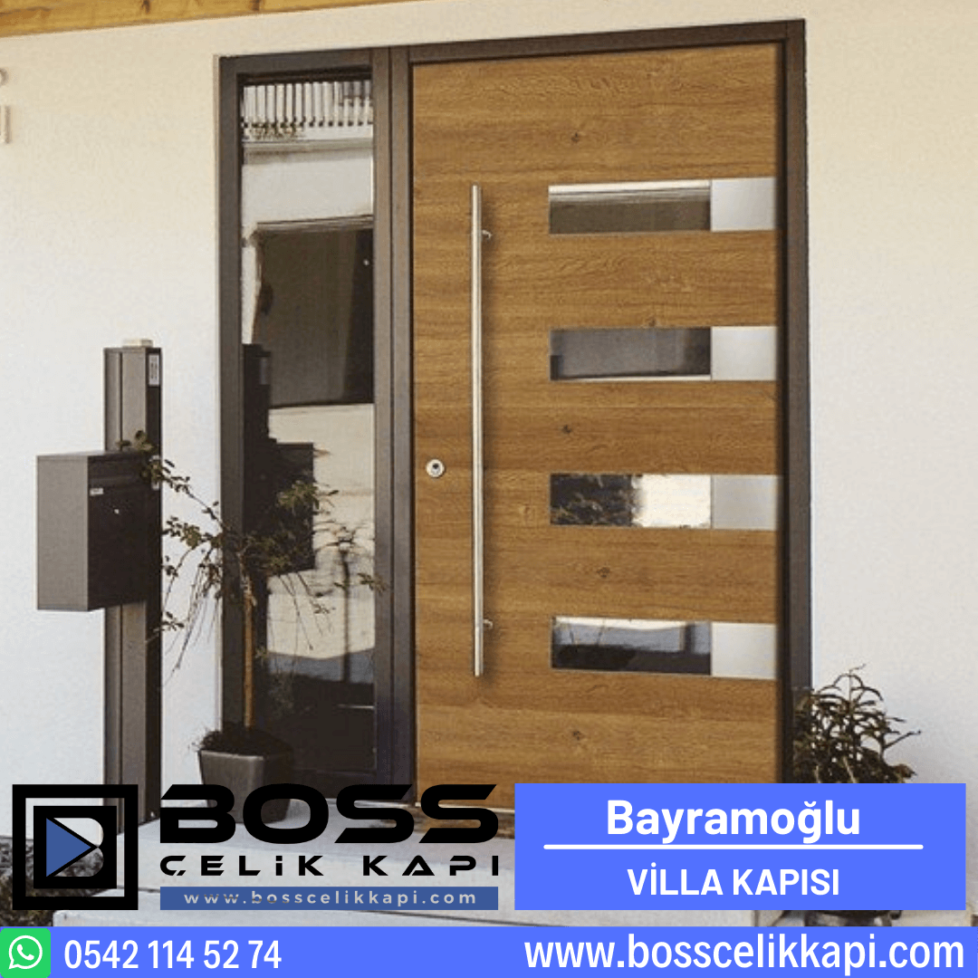 Bayramoğlu Villa Kapısı Modelleri 5 Bayramoğlu Villa Kapısı Modelleri Fiyatları Haustüren Entrance Doors Steel Doors Boss Çelik Kapı (1)