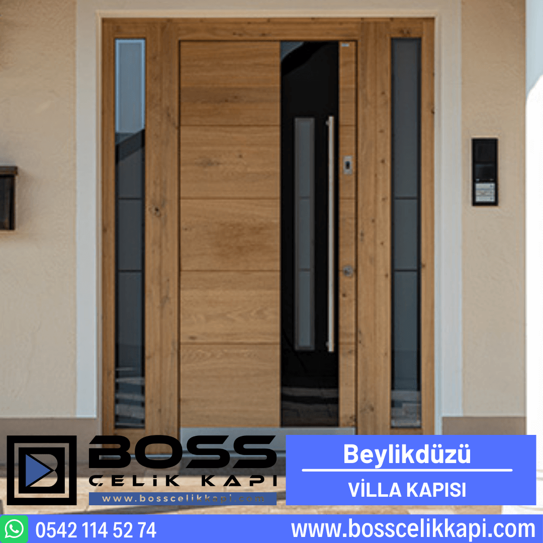 Beylikdüzü Villa Kapısı 11 Beylikdüzü Villa Kapısı Modelleri Fiyatları Haustüren Entrance Doors Steel Doors Boss Çelik Kapı (1)