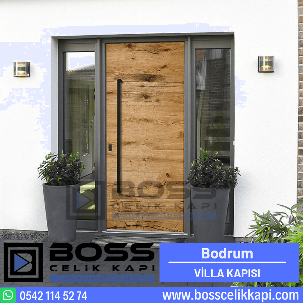 Bodrum Villa Kapısı Modelleri Fiyatları Haustüren Entrance Doors Steel Doors Boss Çelik Kapı (1)