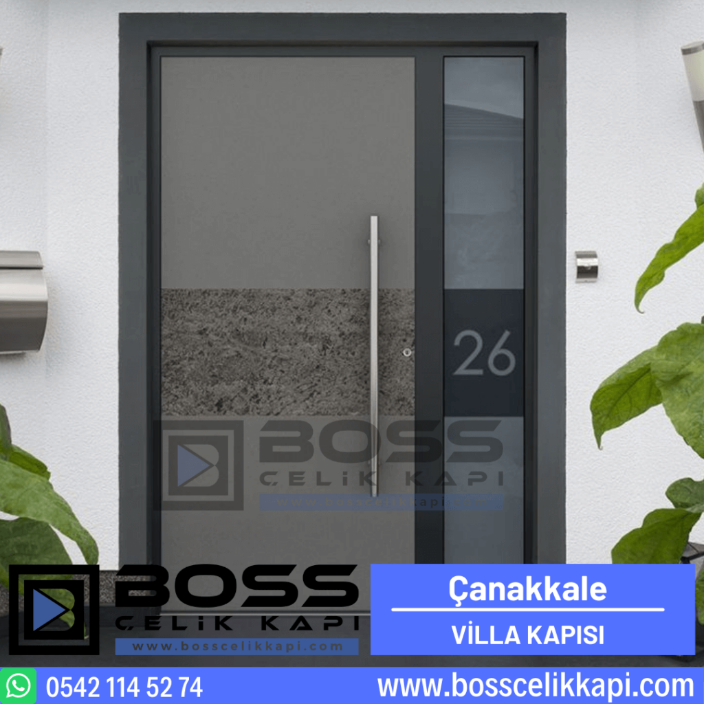 Çanakkale Villa Kapısı Modelleri Fiyatları Haustüren Entrance Doors Steel Doors Boss Çelik Kapı (1)