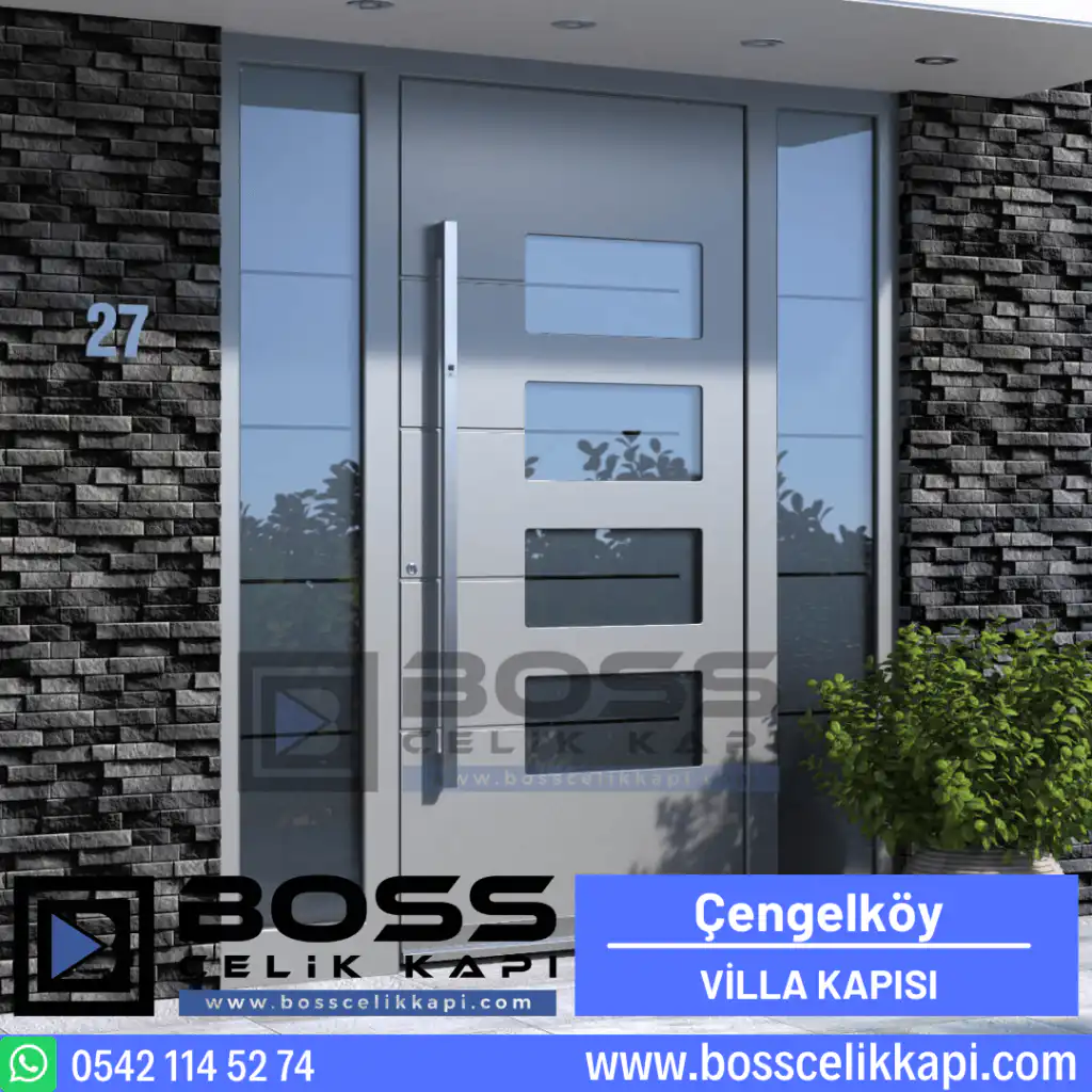 Çengelköy Villa Kapısı 3 Çengelköy Villa Kapısı Modelleri Fiyatları Haustüren Entrance Doors Steel Doors Boss Çelik Kapı (1)
