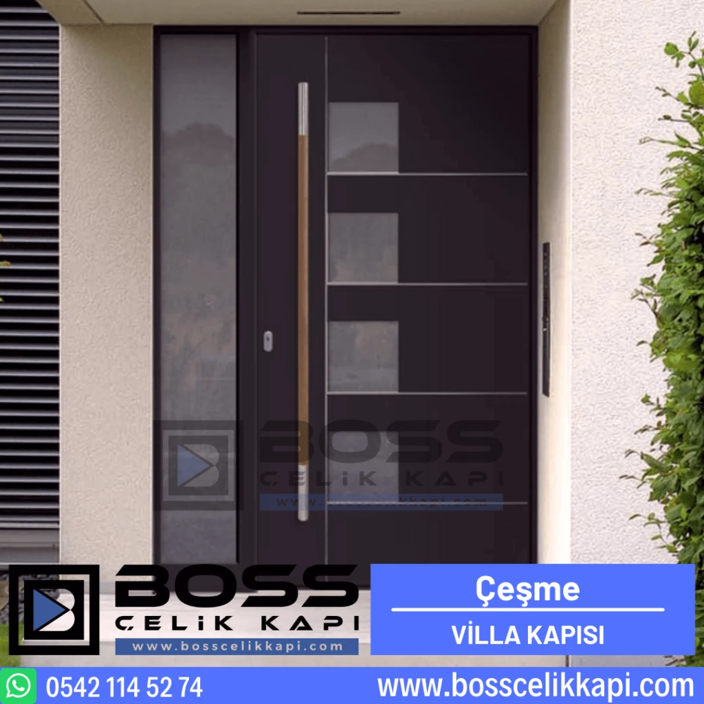 Çeşme Villa Kapısı Modelleri Fiyatları Haustüren Entrance Doors Steel Doors Boss Çelik Kapı (1)