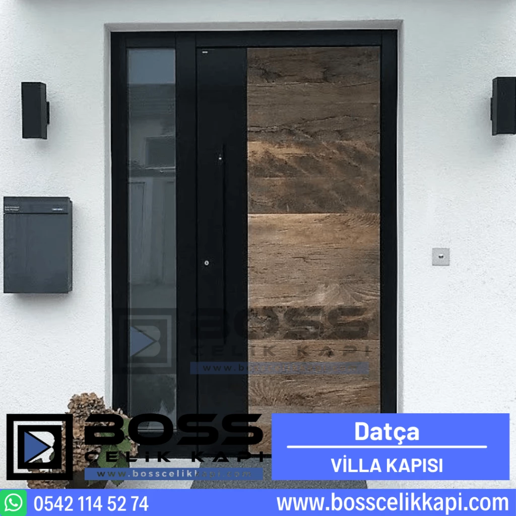 Datça Villa Kapısı Modelleri Fiyatları Haustüren Entrance Doors Steel Doors Boss Çelik Kapı (1)