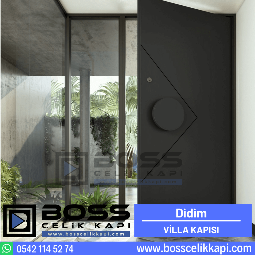 Didim Villa Kapısı Modelleri Fiyatları Haustüren Entrance Doors Steel Doors Boss Çelik Kapı (1)