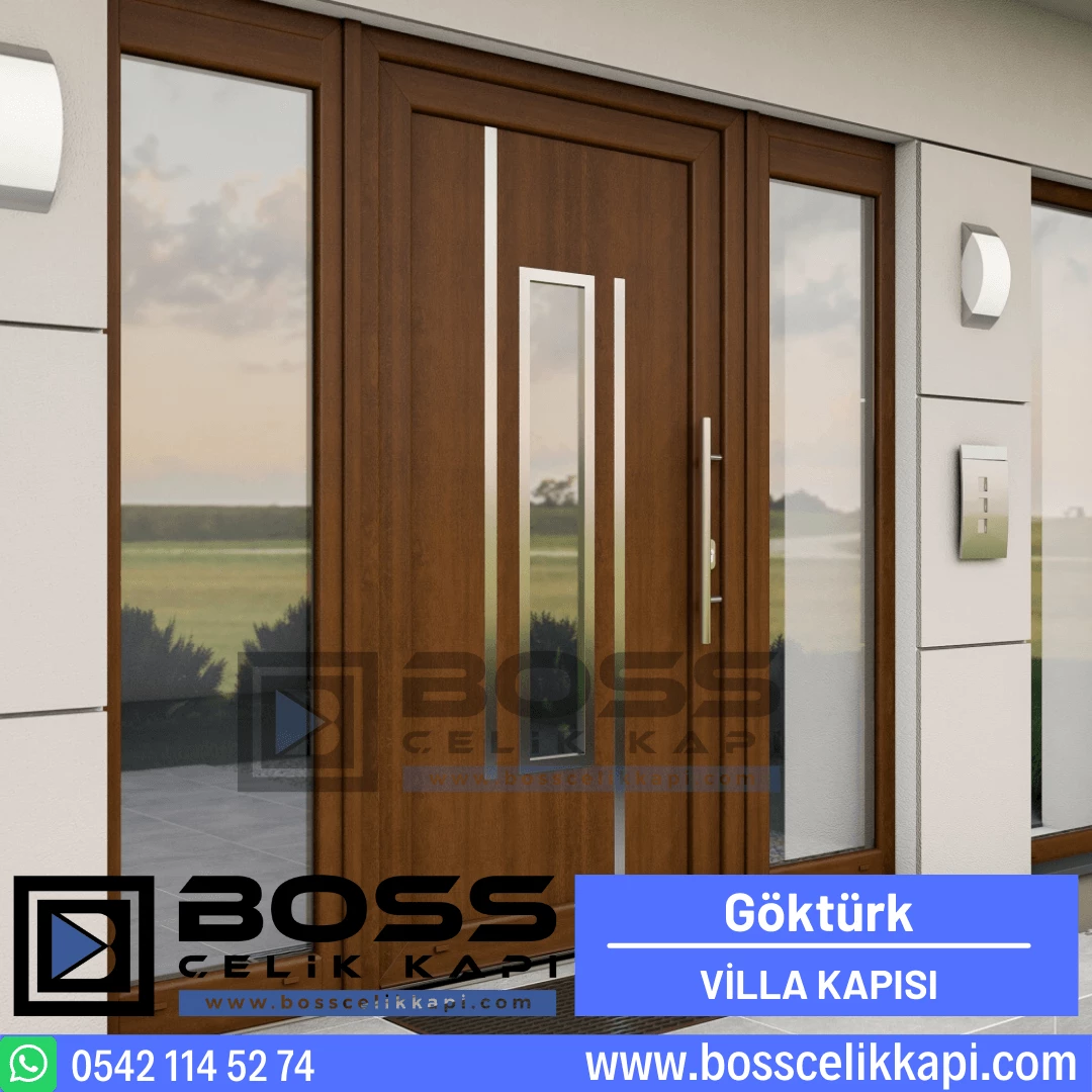 Göktürk Villa Kapısı Modelleri Fiyatları Haustüren Entrance Doors Steel Doors Boss Çelik Kapı (1)