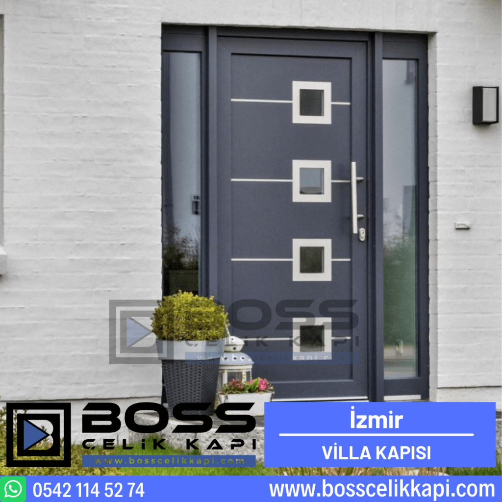 İzmir Villa Kapısı Modelleri Fiyatları Haustüren Entrance Doors Steel Doors Boss Çelik Kapı (1)