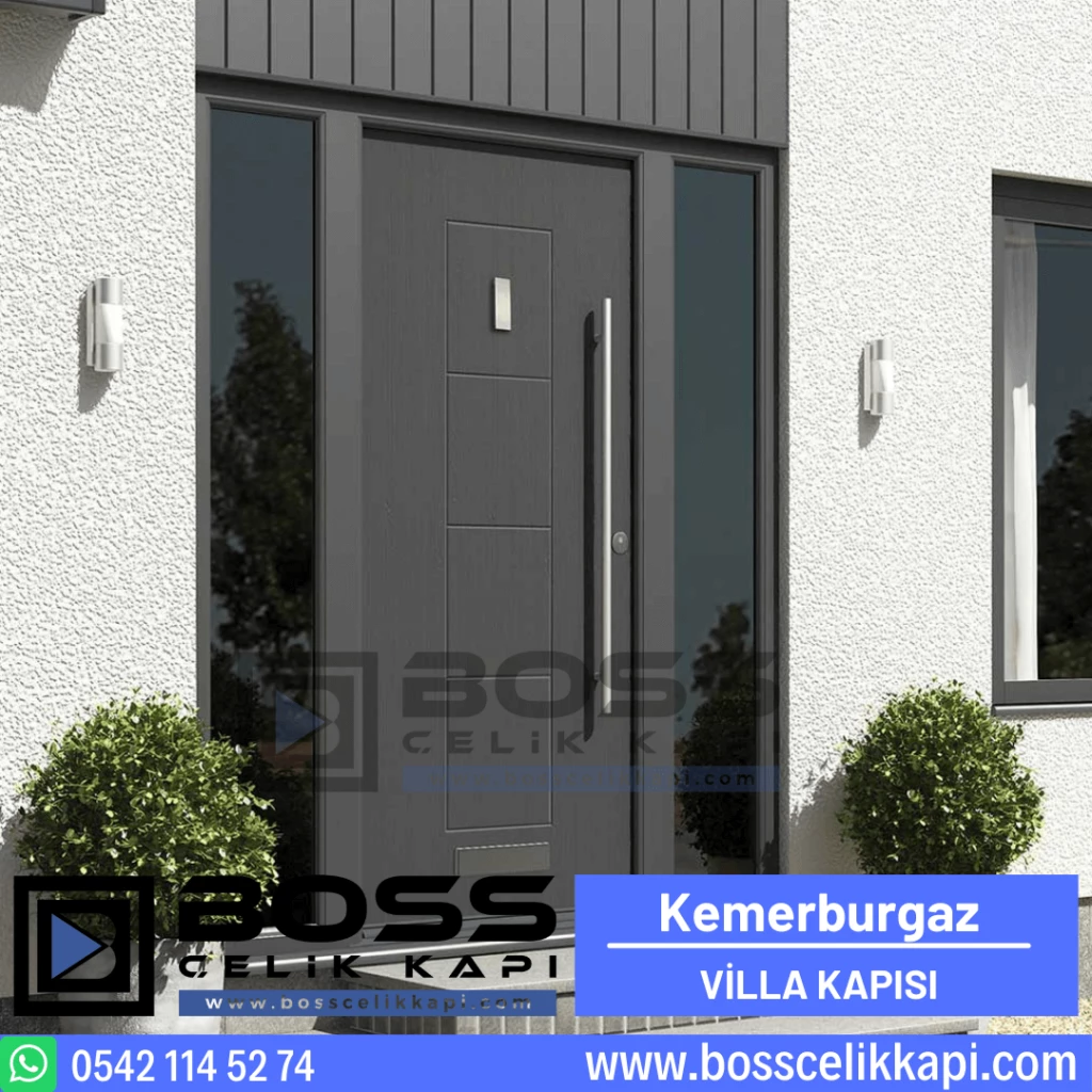 Kemerburgaz Villa Kapısı Modelleri Fiyatları Haustüren Entrance Doors Steel Doors Boss Çelik Kapı (1)