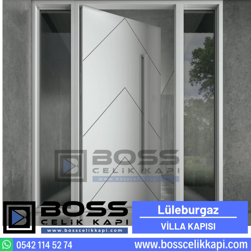 Lüleburgaz Villa Kapısı Modelleri Fiyatları Haustüren Entrance Doors Steel Doors Boss Çelik Kapı (1)