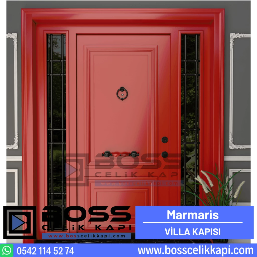 Marmaris Villa Kapısı Modelleri Fiyatları Haustüren Entrance Doors Steel Doors Boss Çelik Kapı (1)