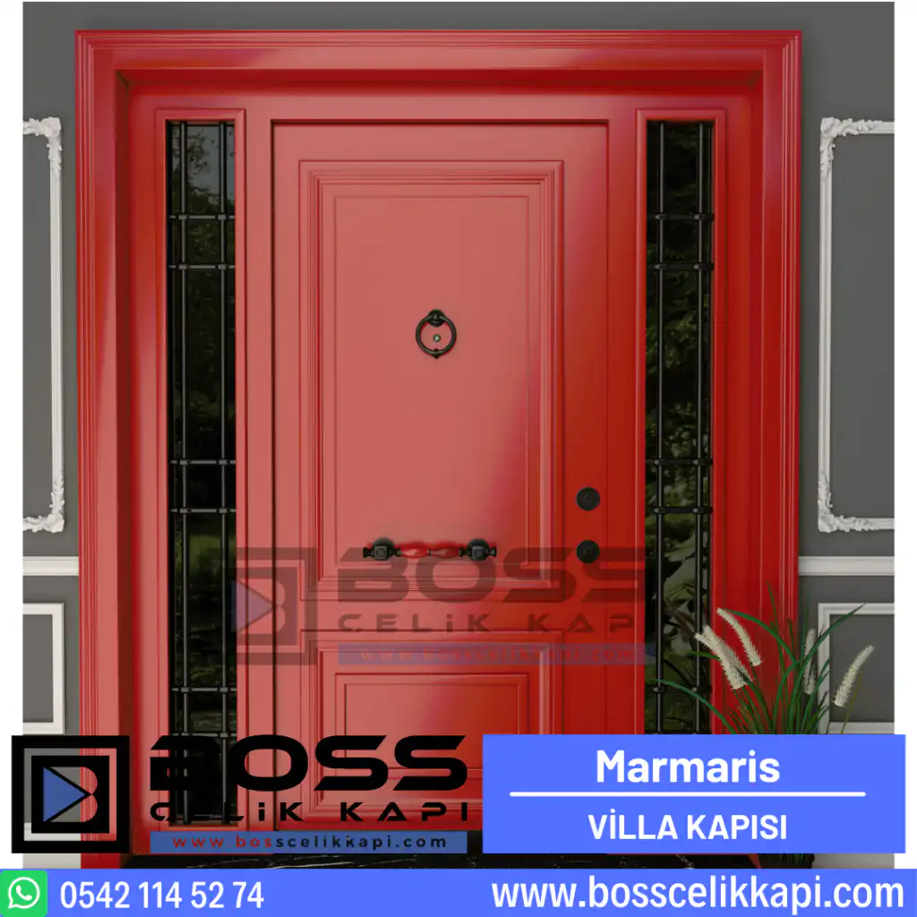 Marmaris Villa Kapısı 2 Marmaris Villa Kapısı Modelleri Fiyatları Haustüren Entrance Doors Steel Doors Boss Çelik Kapı (1)