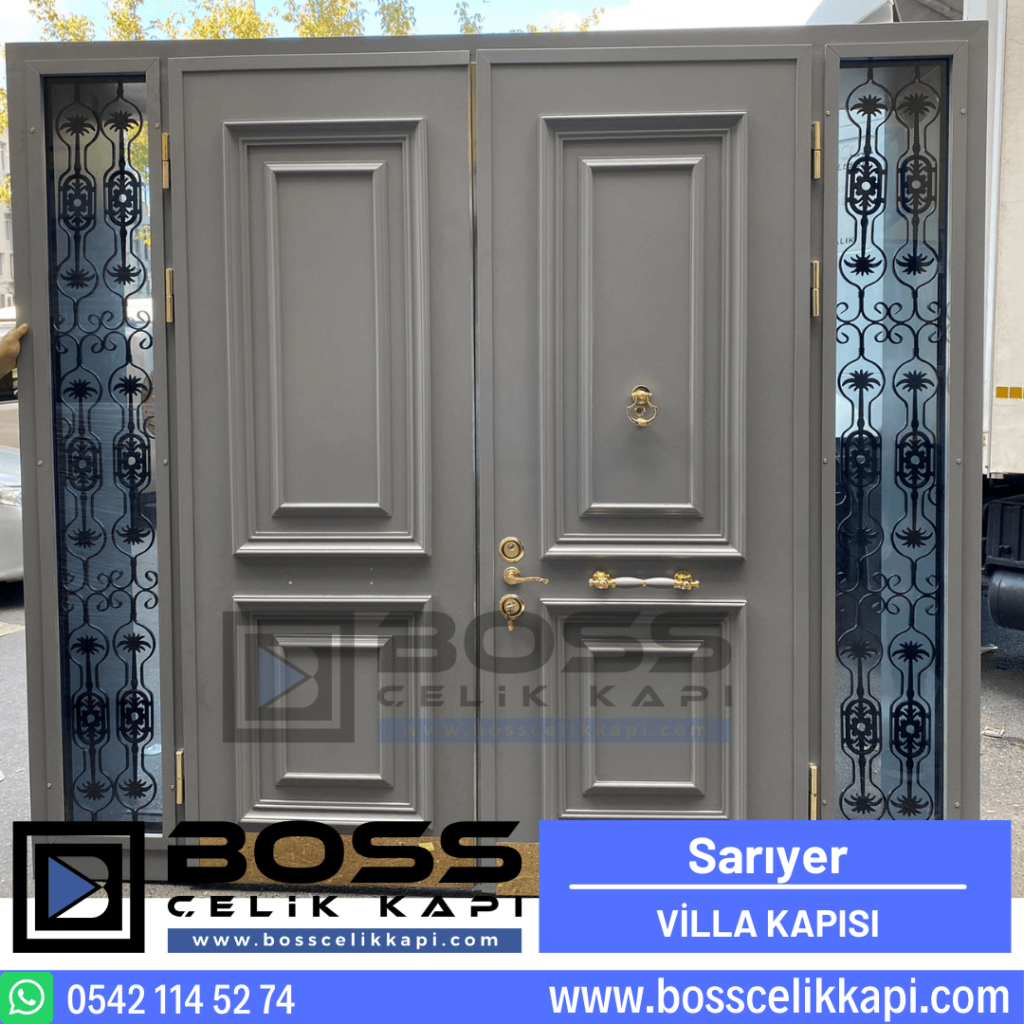 Sarıyer Villa Kapısı Modelleri Fiyatları Haustüren Entrance Doors Steel Doors Boss Çelik Kapı (1)