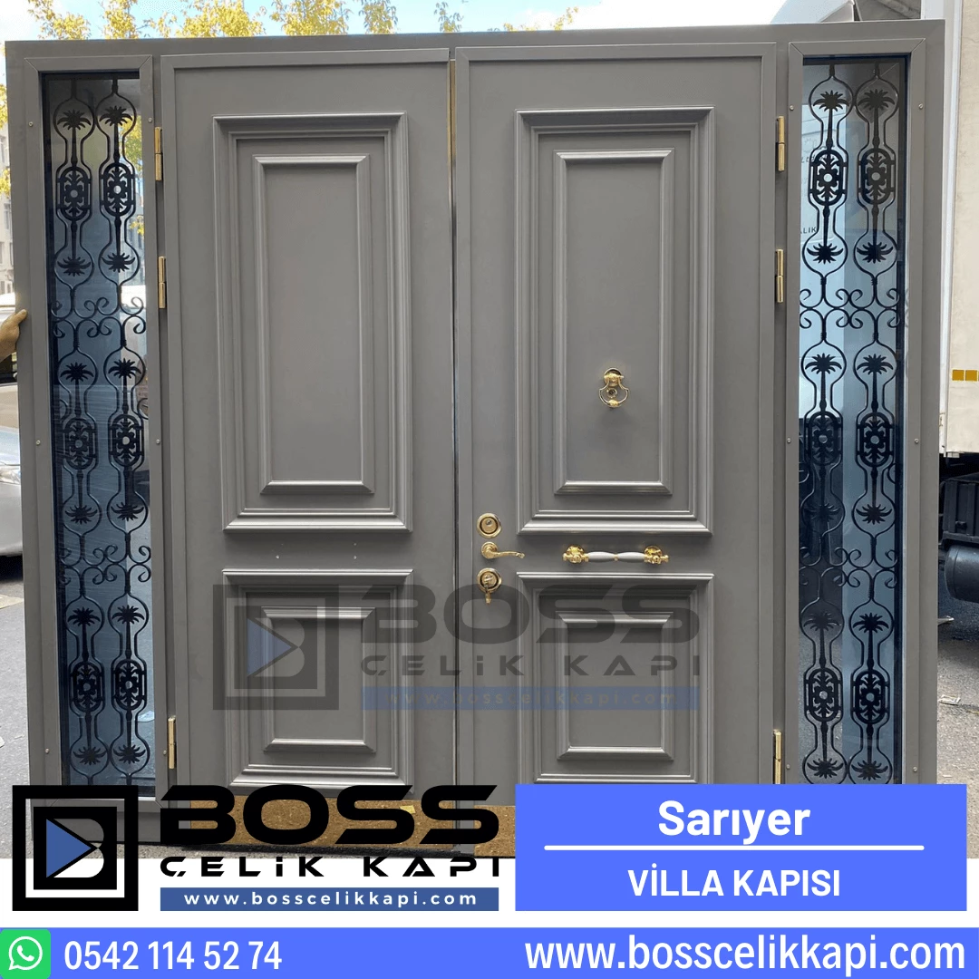 Sarıyer Villa Kapısı Modelleri Fiyatları Haustüren Entrance Doors Steel Doors Boss Çelik Kapı (1)