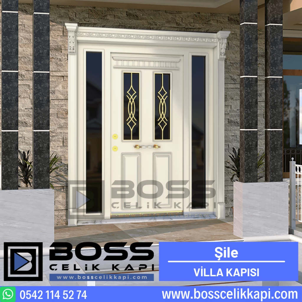 Şile Villa Kapısı Modelleri Fiyatları Haustüren Entrance Doors Steel Doors Boss Çelik Kapı (1)