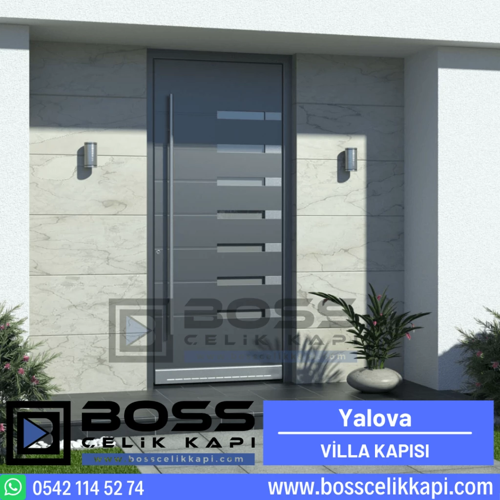 Yalova Villa Kapısı Modelleri Fiyatları Haustüren Entrance Doors Steel Doors Boss Çelik Kapı (1)