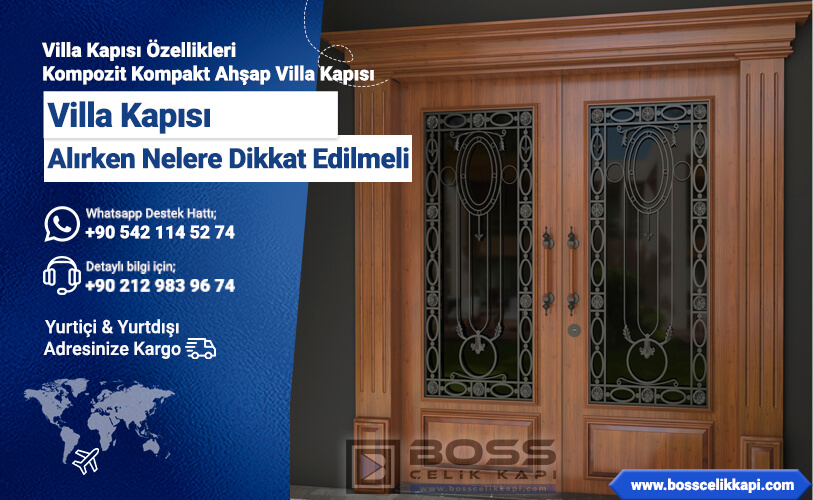 Villa Kapısı Alırken Nelere Dikkat Edilmeli Villa Kapısı Modelleri Fiyatları Boss Çelik Kapı