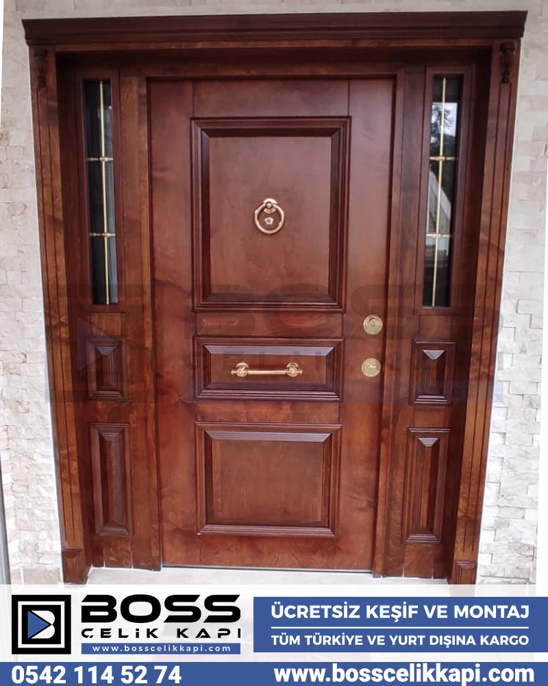 209 Villa Kapıları Kompozit Villa Kapısı Modelleri Fiyatları Boss Çelik Kapı Entrance doors Haustüren Steel Doors Seyf Qapilar