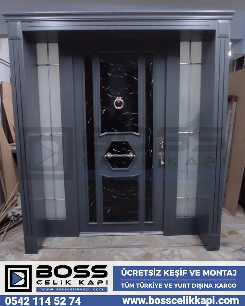 210 Villa Kapıları Kompozit Villa Kapısı Modelleri Fiyatları Boss Çelik Kapı Entrance doors Haustüren Steel Doors Seyf Qapilar