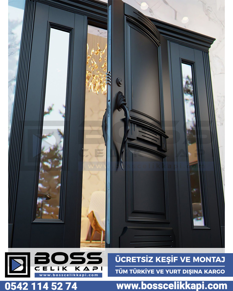 212 Villa Kapıları Kompozit Villa Kapısı Modelleri Fiyatları Boss Çelik Kapı Entrance doors Haustüren Steel Doors Seyf Qapilar