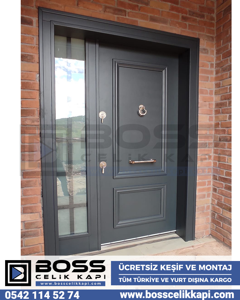 213 Villa Kapıları Kompozit Villa Kapısı Modelleri Fiyatları Boss Çelik Kapı Entrance doors Haustüren Steel Doors Seyf Qapilar
