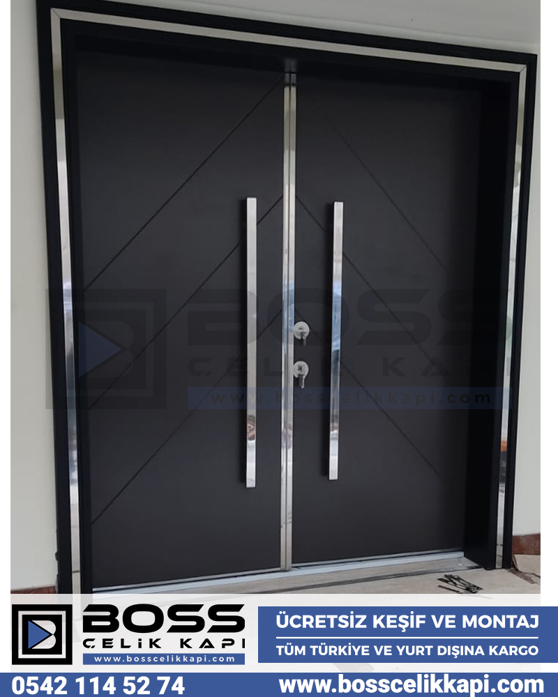 222 Villa Kapıları Kompozit Villa Kapısı Modelleri Fiyatları Boss Çelik Kapı Entrance doors Haustüren Steel Doors Seyf Qapilar