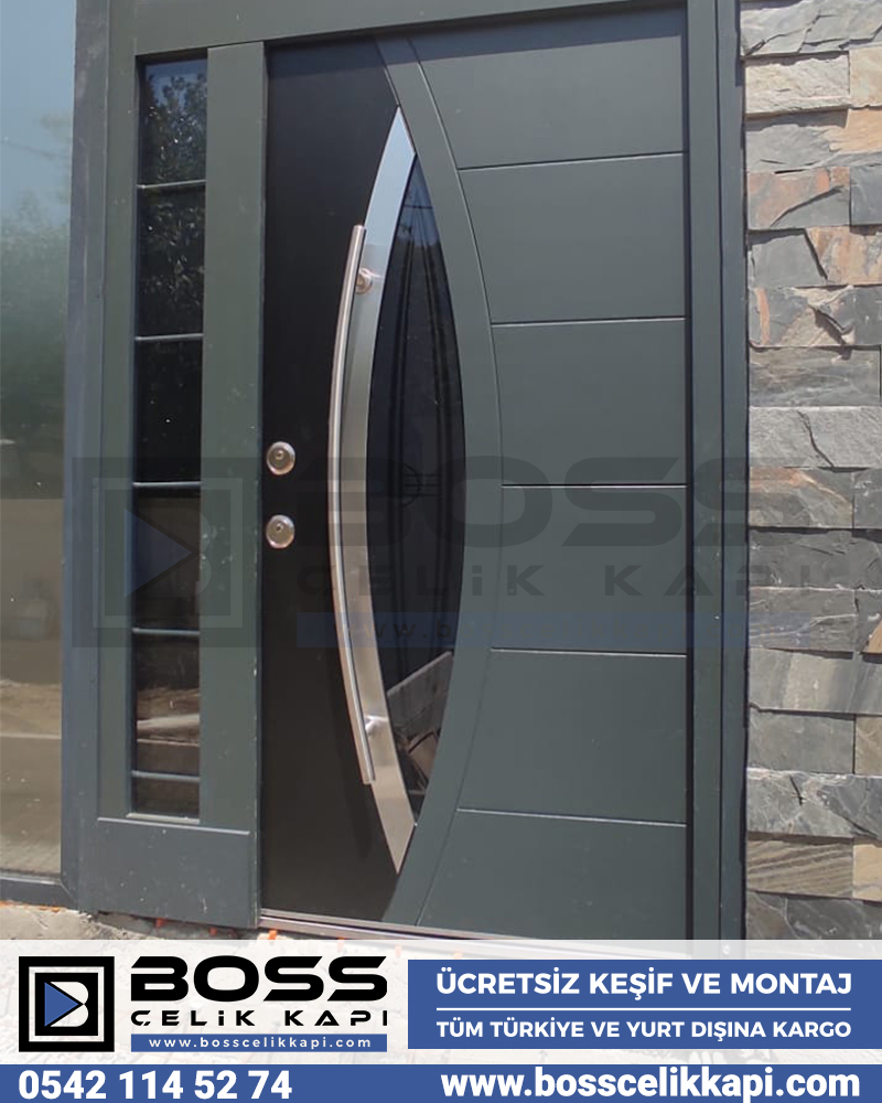 230 Villa Kapıları Kompozit Villa Kapısı Modelleri Fiyatları Boss Çelik Kapı Entrance doors Haustüren Steel Doors Seyf Qapilar