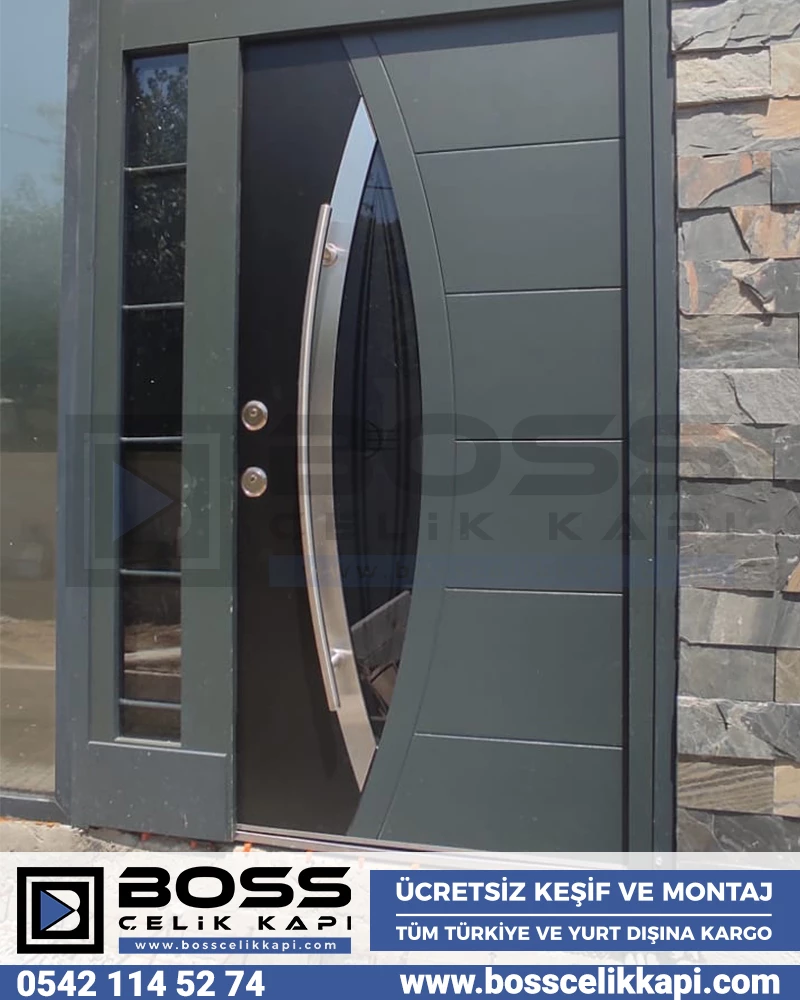 230 Villa Kapıları Kompozit Villa Kapısı Modelleri Fiyatları Boss Çelik Kapı Entrance doors Haustüren Steel Doors Seyf Qapilar