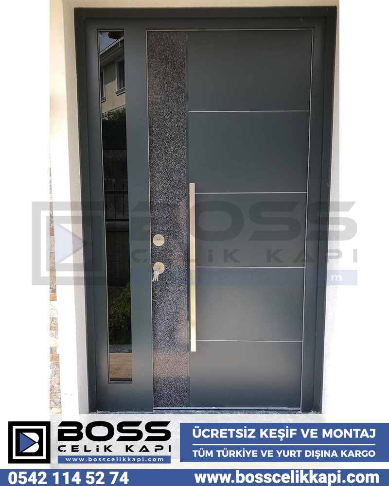 232 Villa Kapıları Kompozit Villa Kapısı Modelleri Fiyatları Boss Çelik Kapı Entrance doors Haustüren Steel Doors Seyf Qapilar