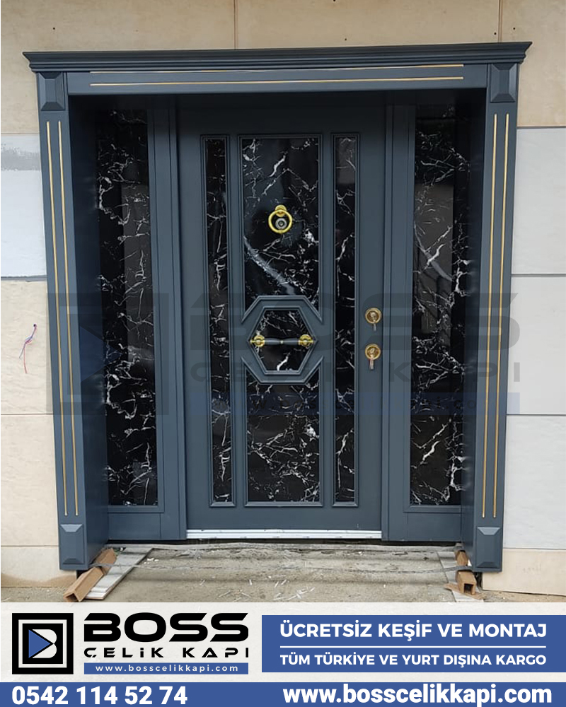 233 Villa Kapıları Kompozit Villa Kapısı Modelleri Fiyatları Boss Çelik Kapı Entrance doors Haustüren Steel Doors Seyf Qapilar