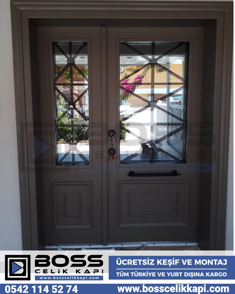 235 Villa Kapıları Kompozit Villa Kapısı Modelleri Fiyatları Boss Çelik Kapı Entrance doors Haustüren Steel Doors Seyf Qapilar