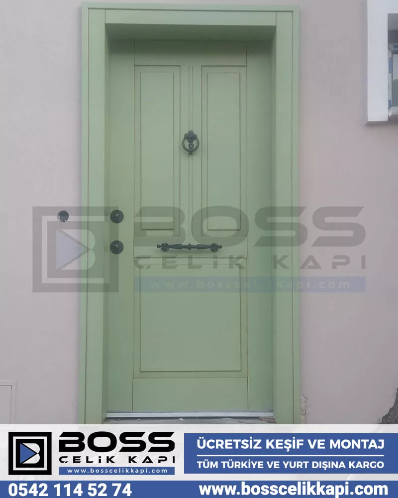 Açık Yeşil Çelik Kapı Modelleri Çelik Kapı Fiyatları İstanbul