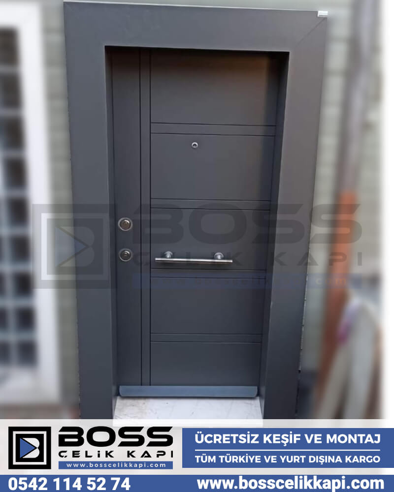 Antrasit Gri Siyah Çelik Kapı Modelleri Çelik Kapı Fiyatları İstanbul