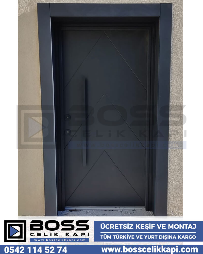 Çelik Kapı Modelleri Çelik Kapı Fiyatları İstanbul Çelik Kapı Antrasit Modern Çelik Kapı