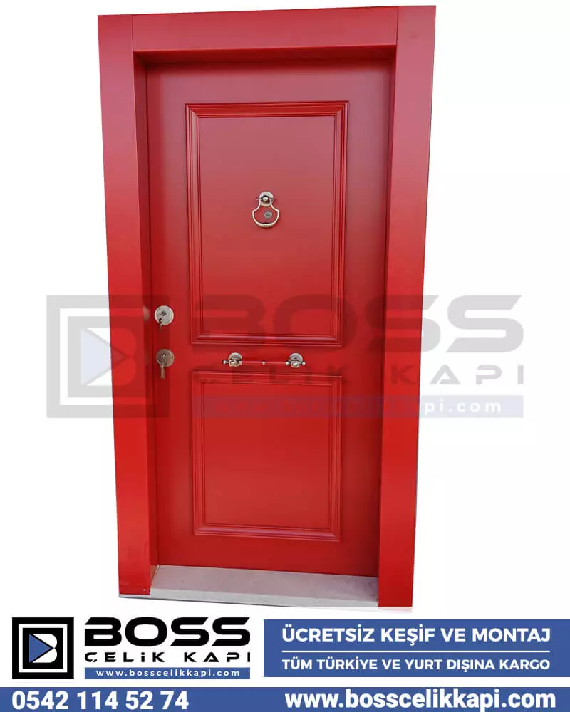 Kırmızı Çelik Kapılar Boss Çelik Kapı Çelik Kapı Modelleri Çelik Kapı Fiyatları İstanbul
