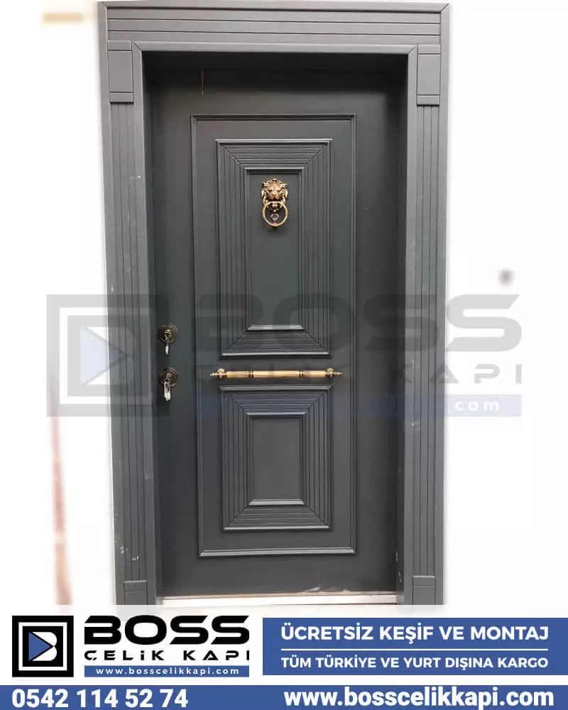 antrasit gri siyah Çelik Kapı Modelleri Çelik Kapı Fiyatları İstanbul klasik modern