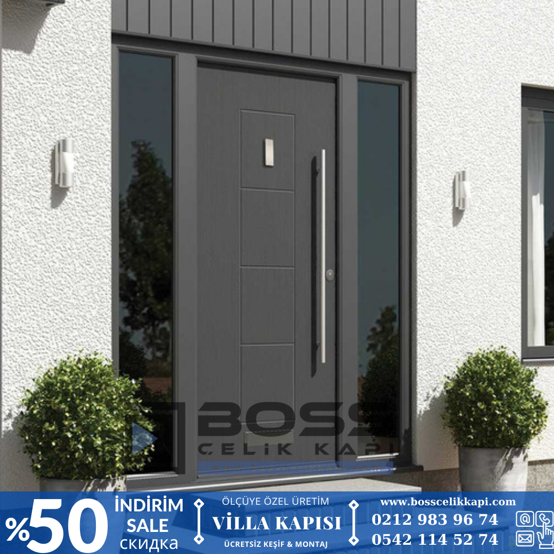 Boss Celik Kapi Villa Kapisi Modelleri Dis Kapi Fyatlari Celik Kapi Hausturen Steel Doors Entrance Doors 29