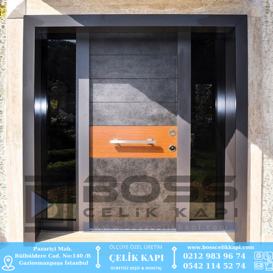 Boss Celik Kapi Villa Kapisi Modelleri Dis Kapi Fyatlari Celik Kapi Hausturen Steel Doors Entrance Doors 3