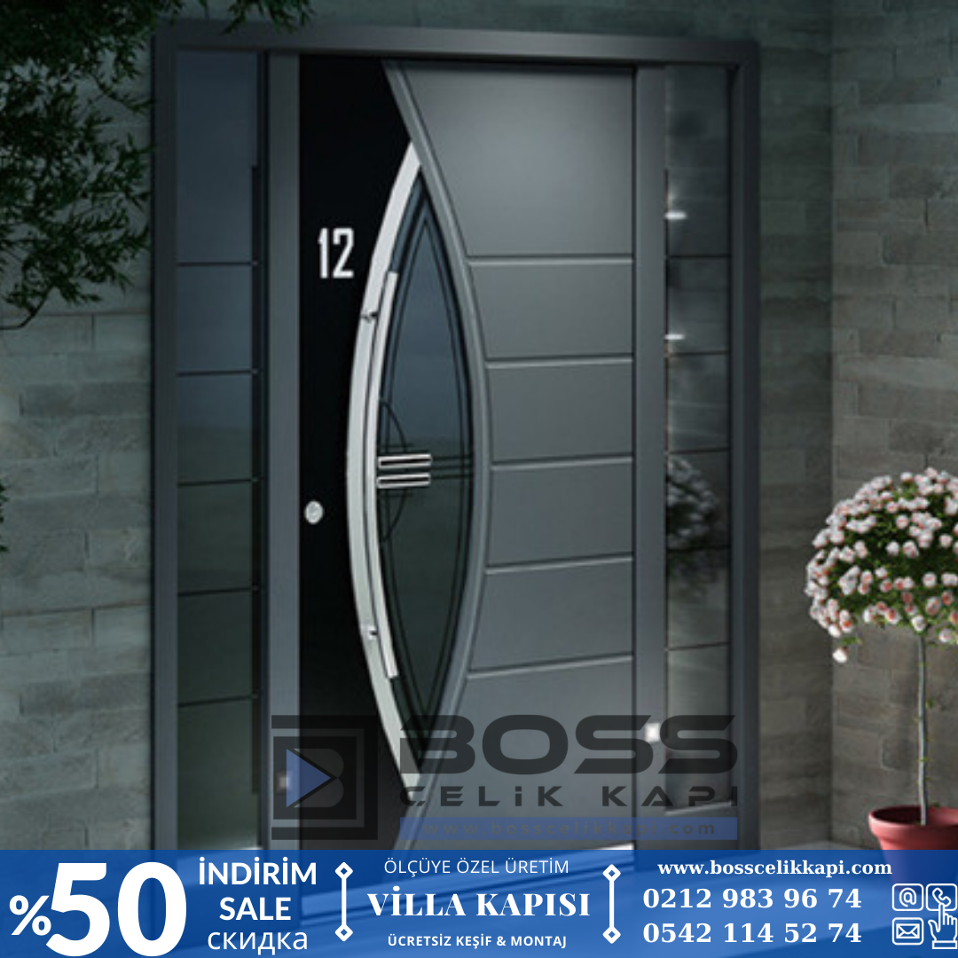 Boss Celik Kapi Villa Kapisi Modelleri Dis Kapi Fyatlari Celik Kapi Hausturen Steel Doors Entrance Doors 30