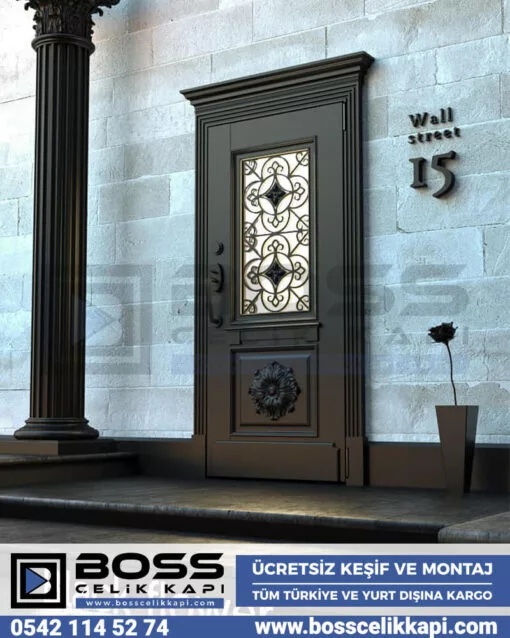 Villa Kapıları Kompozit Villa Kapı Modeleri Villa Kapısı Fiyatları Boss Çelik Kapı (1)